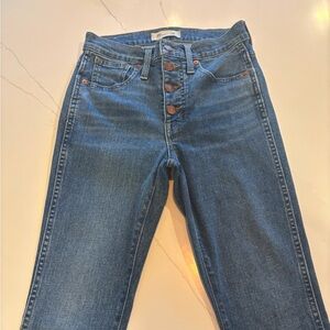 Madewell high rise skinny jeans 25P